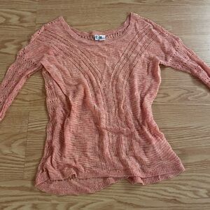 beach top in coral pink